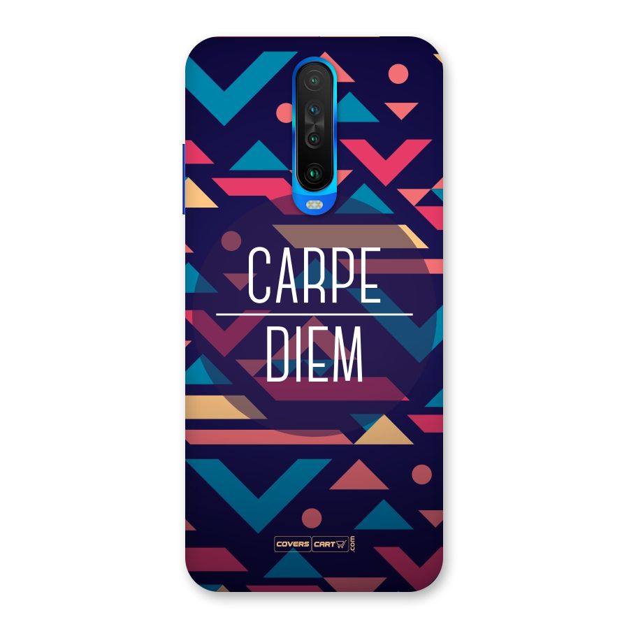 Carpe Diem Back Case for Poco X2