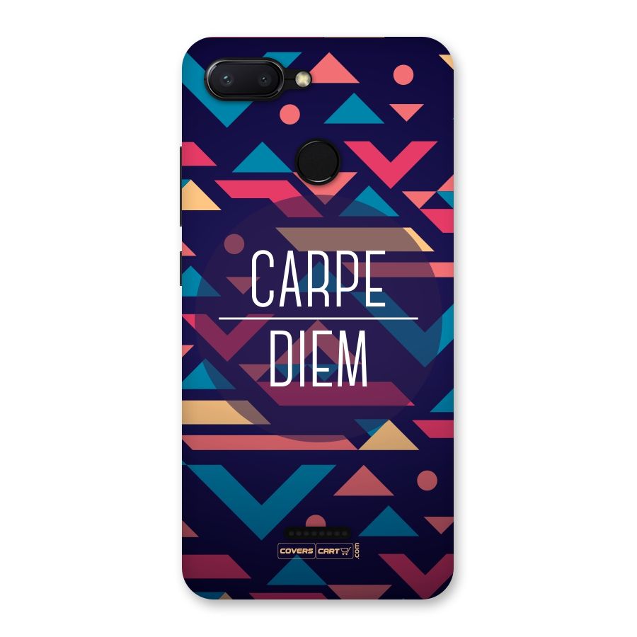 Carpe Diem Back Case for Redmi 6