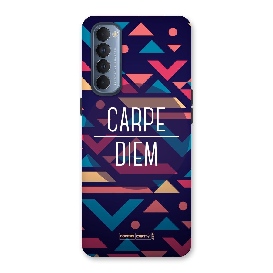 Carpe Diem Back Case for Reno4 Pro