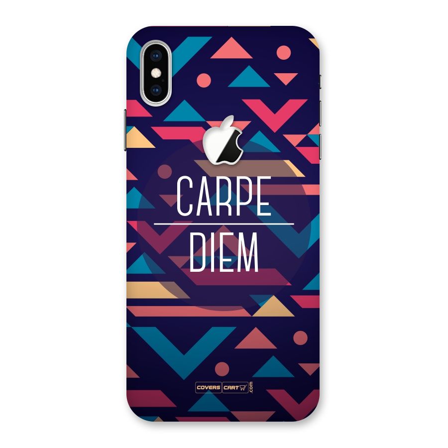 Carpe Diem Back Case for iPhone XS Max Apple Cut