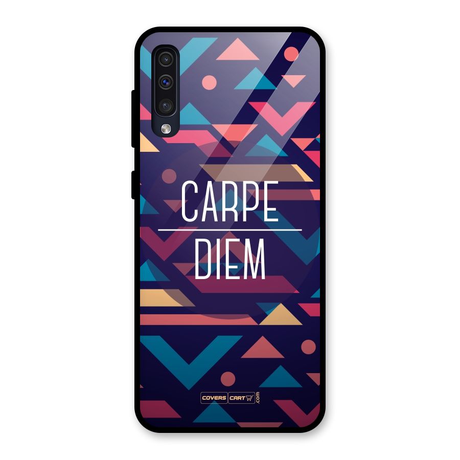 Carpe Diem Glass Back Case for Galaxy A30s