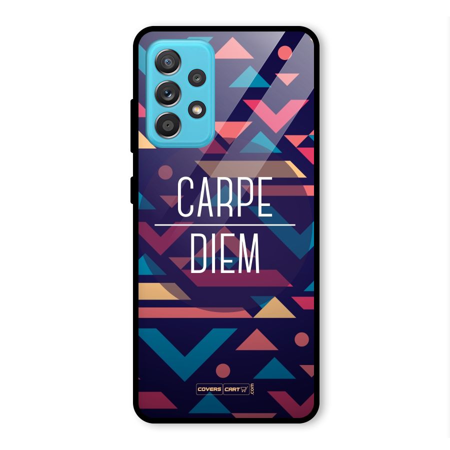 Carpe Diem Glass Back Case for Galaxy A52