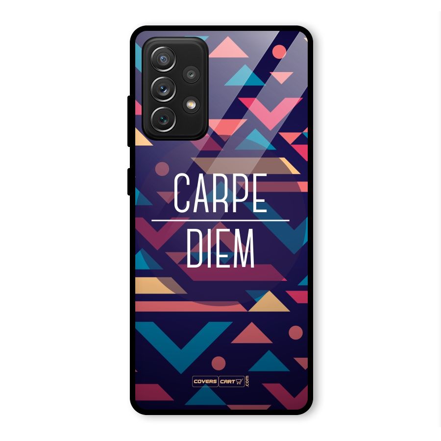 Carpe Diem Glass Back Case for Galaxy A72