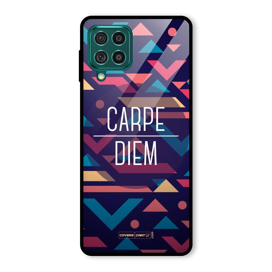 Carpe Diem Glass Back Case for Galaxy F62