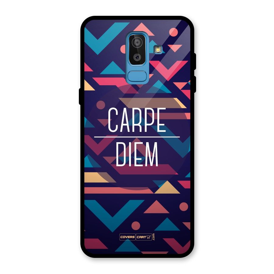 Carpe Diem Glass Back Case for Galaxy J8
