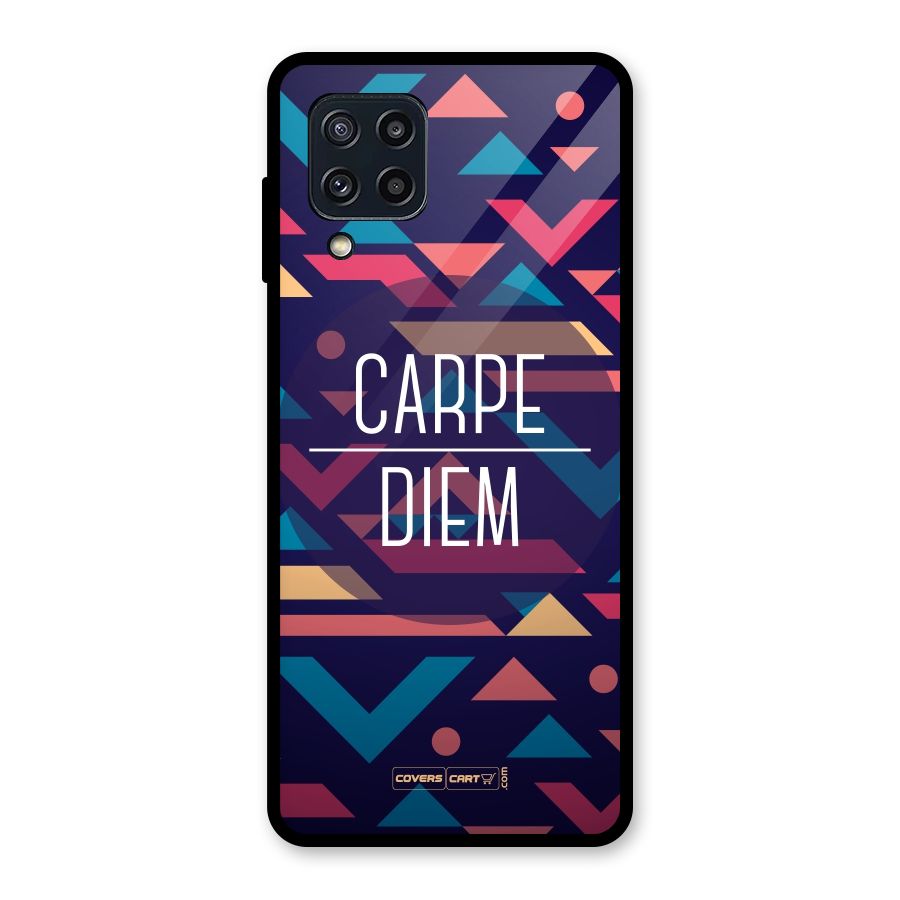 Carpe Diem Glass Back Case for Galaxy M32