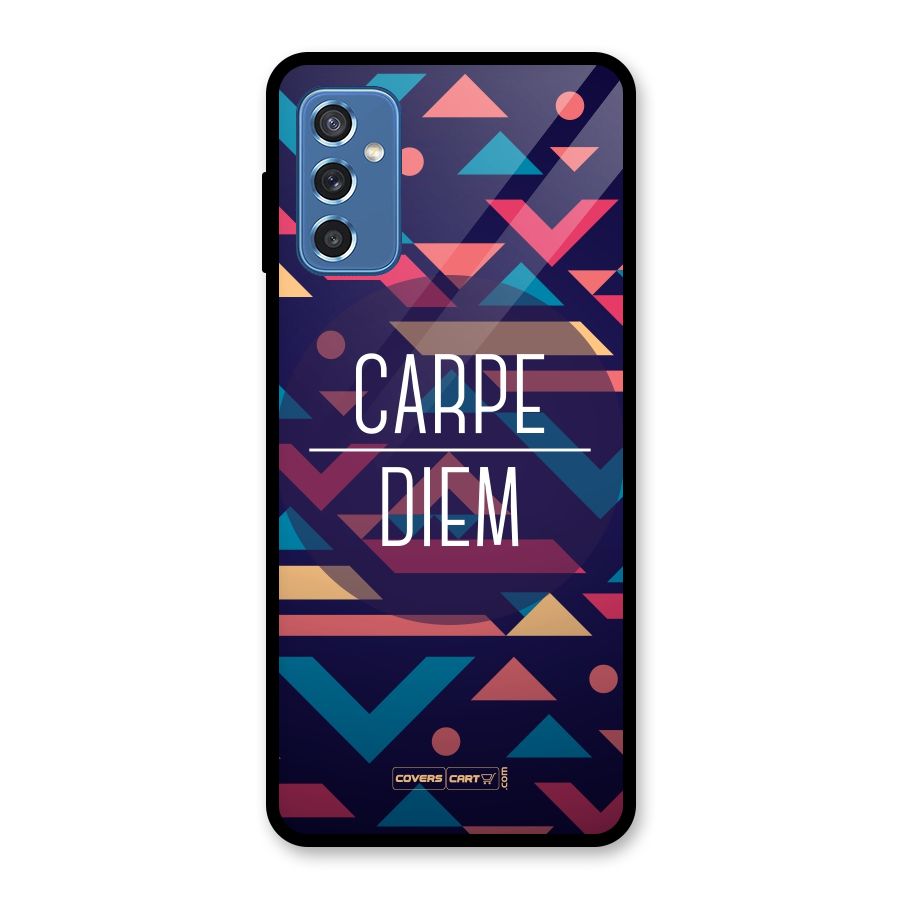 Carpe Diem Glass Back Case for Galaxy M52 5G