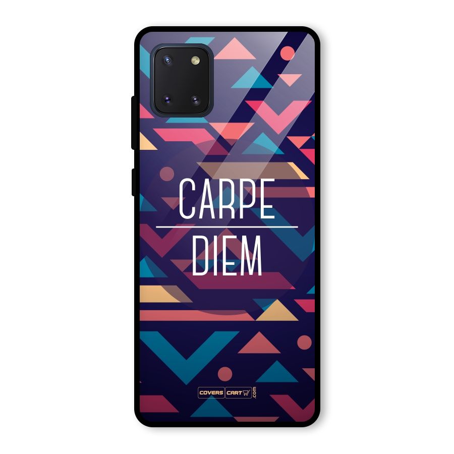 Carpe Diem Glass Back Case for Galaxy Note 10 Lite