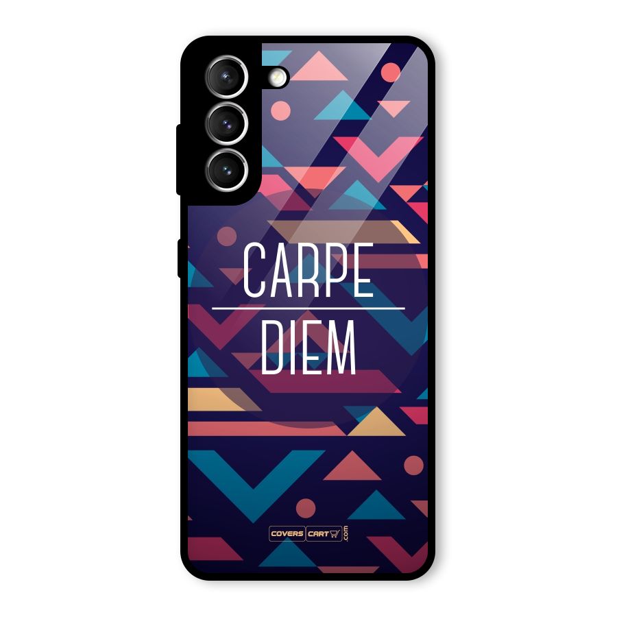 Carpe Diem Glass Back Case for Galaxy S21 5G