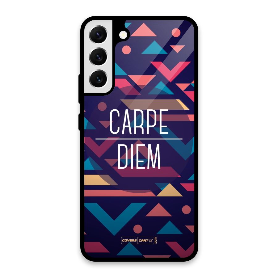 Carpe Diem Glass Back Case for Galaxy S22 Plus 5G