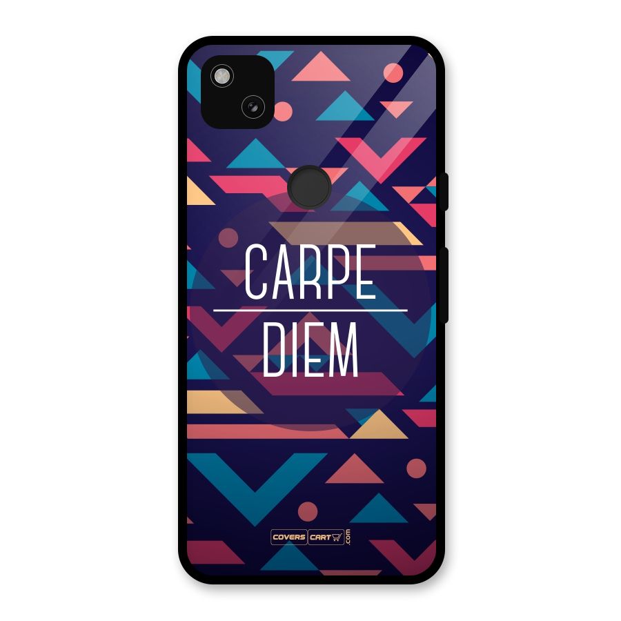 Carpe Diem Glass Back Case for Google Pixel 4a