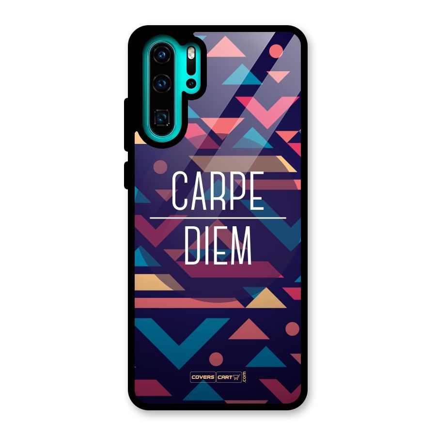 Carpe Diem Glass Back Case for Huawei P30 Pro