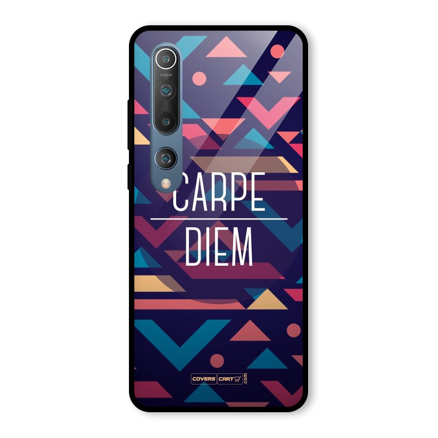 Carpe Diem Glass Back Case for Mi 10