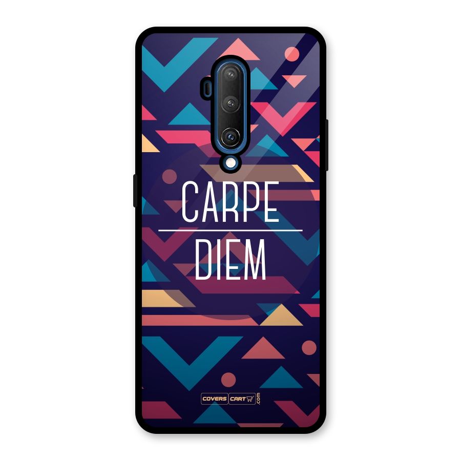 Carpe Diem Glass Back Case for OnePlus 7T Pro