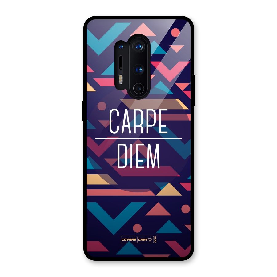 Carpe Diem Glass Back Case for OnePlus 8 Pro