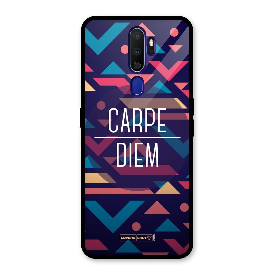 Carpe Diem Glass Back Case for Oppo A9 (2020)