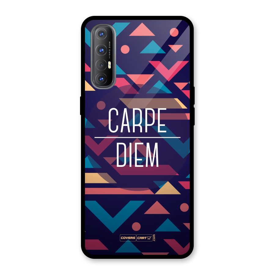 Carpe Diem Glass Back Case for Oppo Reno3 Pro