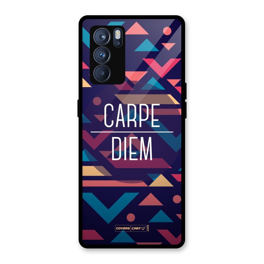 Carpe Diem Glass Back Case for Oppo Reno6 Pro 5G