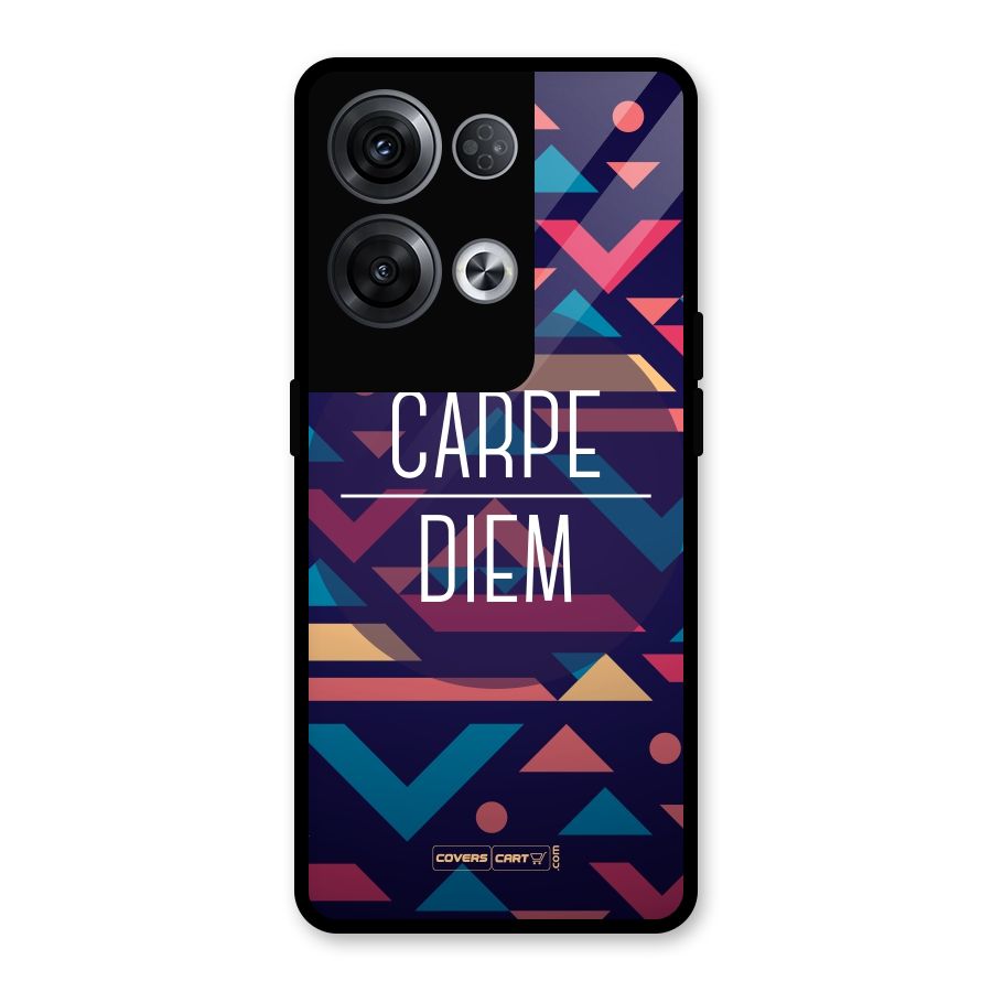 Carpe Diem Glass Back Case for Oppo Reno8 Pro 5G