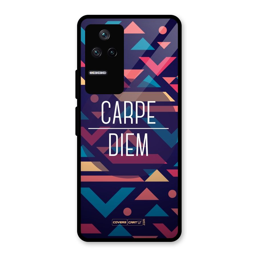 Carpe Diem Glass Back Case for Poco F4 5G