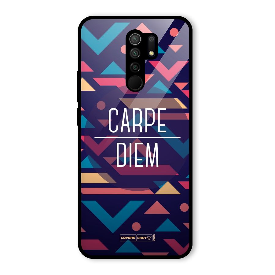 Carpe Diem Glass Back Case for Poco M2