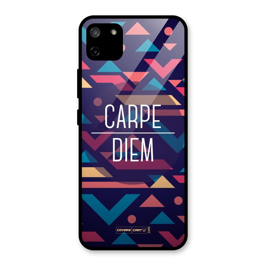 Carpe Diem Glass Back Case for Realme C11
