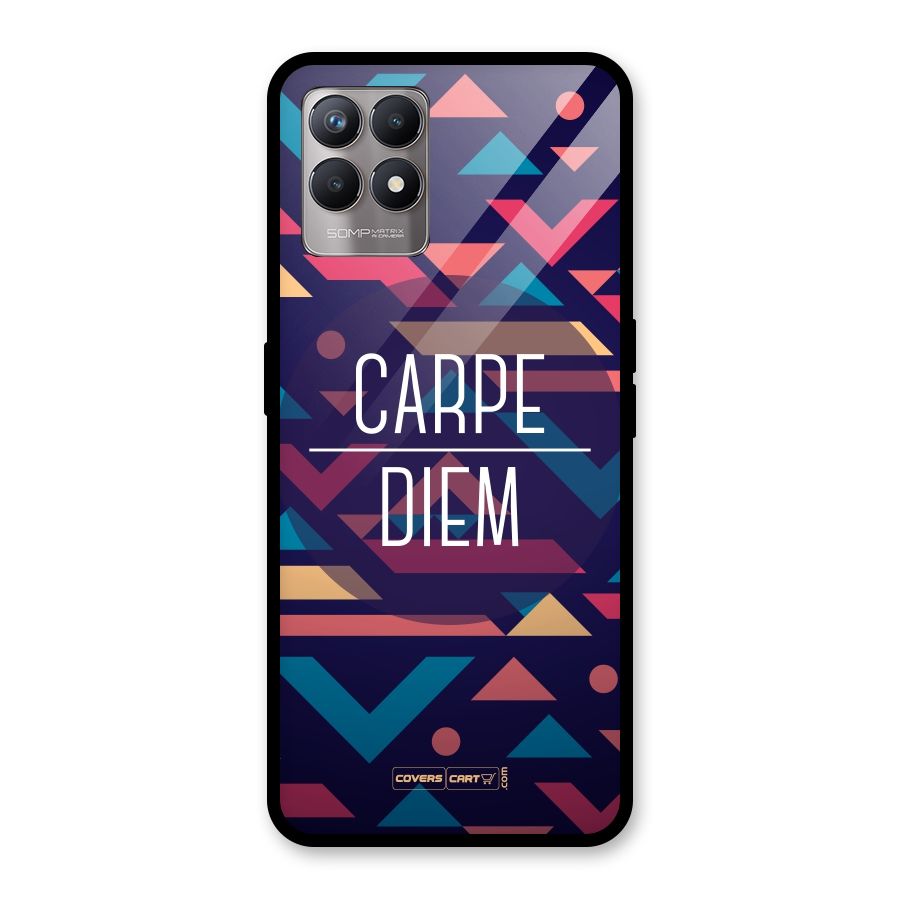 Carpe Diem Glass Back Case for Realme Narzo 50