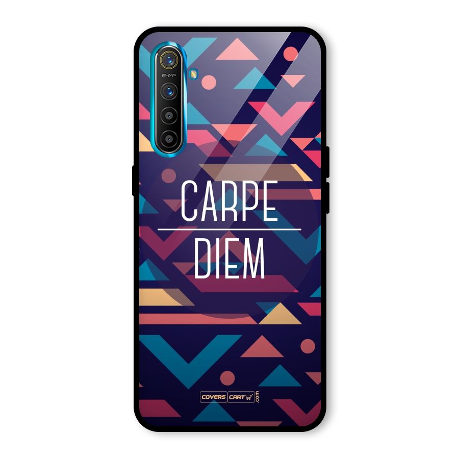 Carpe Diem Glass Back Case for Realme X2
