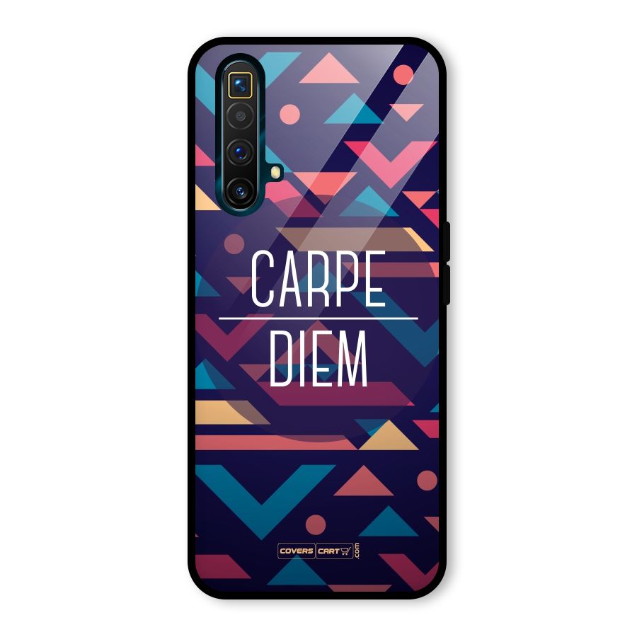 Carpe Diem Glass Back Case for Realme X3 SuperZoom