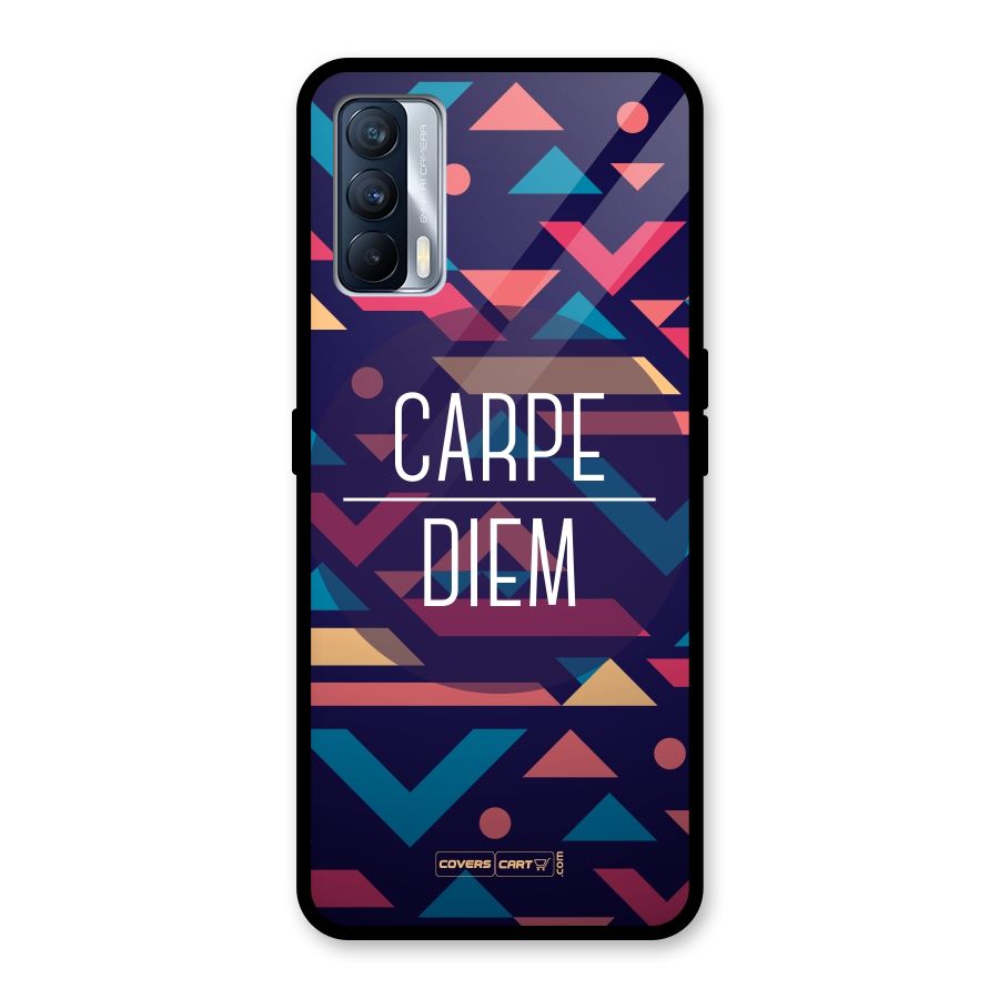 Carpe Diem Glass Back Case for Realme X7