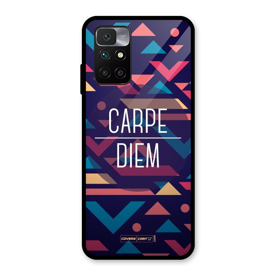 Carpe Diem Glass Back Case for Redmi 10 Prime