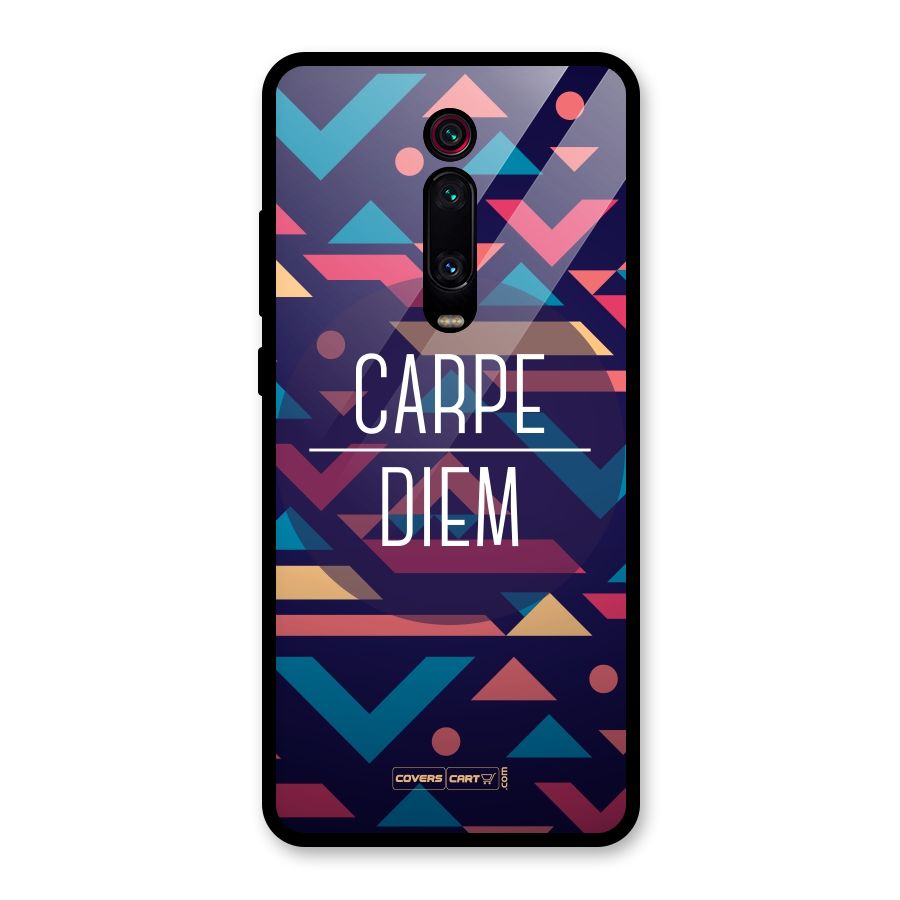 Carpe Diem Glass Back Case for Redmi K20 Pro