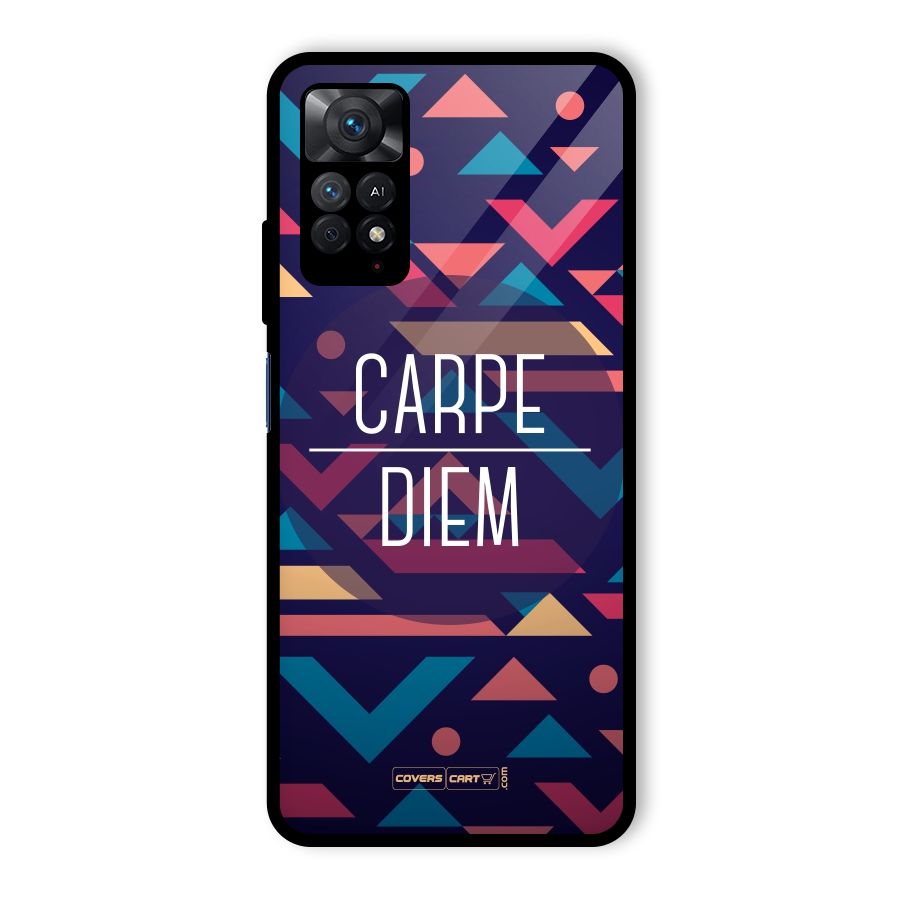 Carpe Diem Glass Back Case for Redmi Note 11 Pro