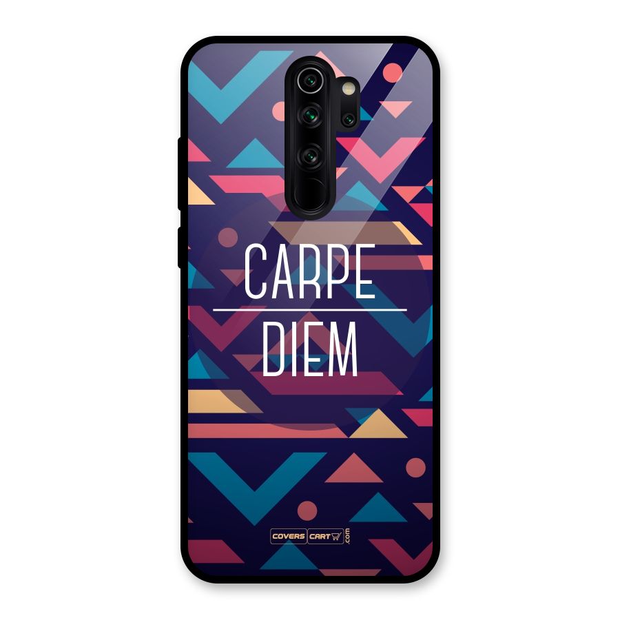Carpe Diem Glass Back Case for Redmi Note 8 Pro