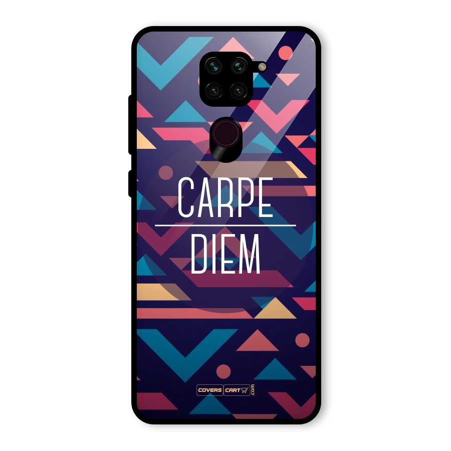 Carpe Diem Glass Back Case for Redmi Note 9