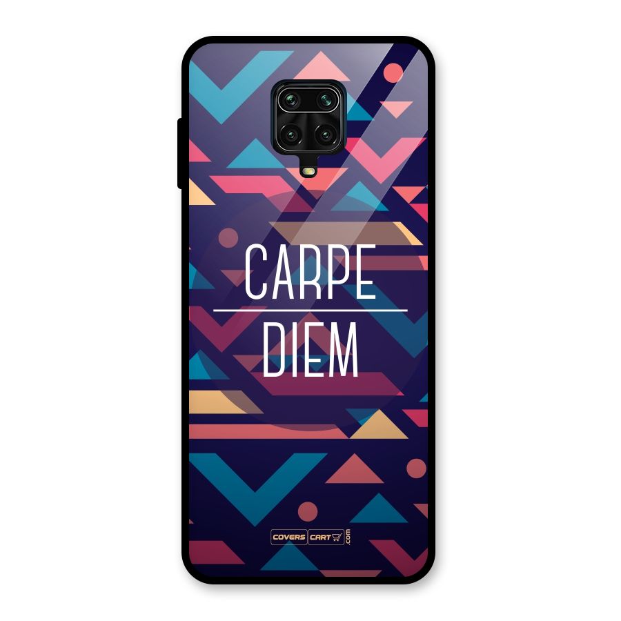 Carpe Diem Glass Back Case for Redmi Note 9 Pro