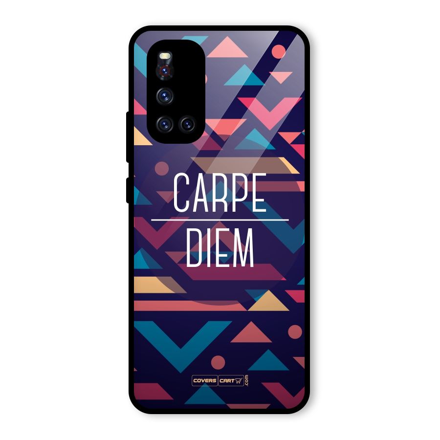Carpe Diem Glass Back Case for Vivo V19