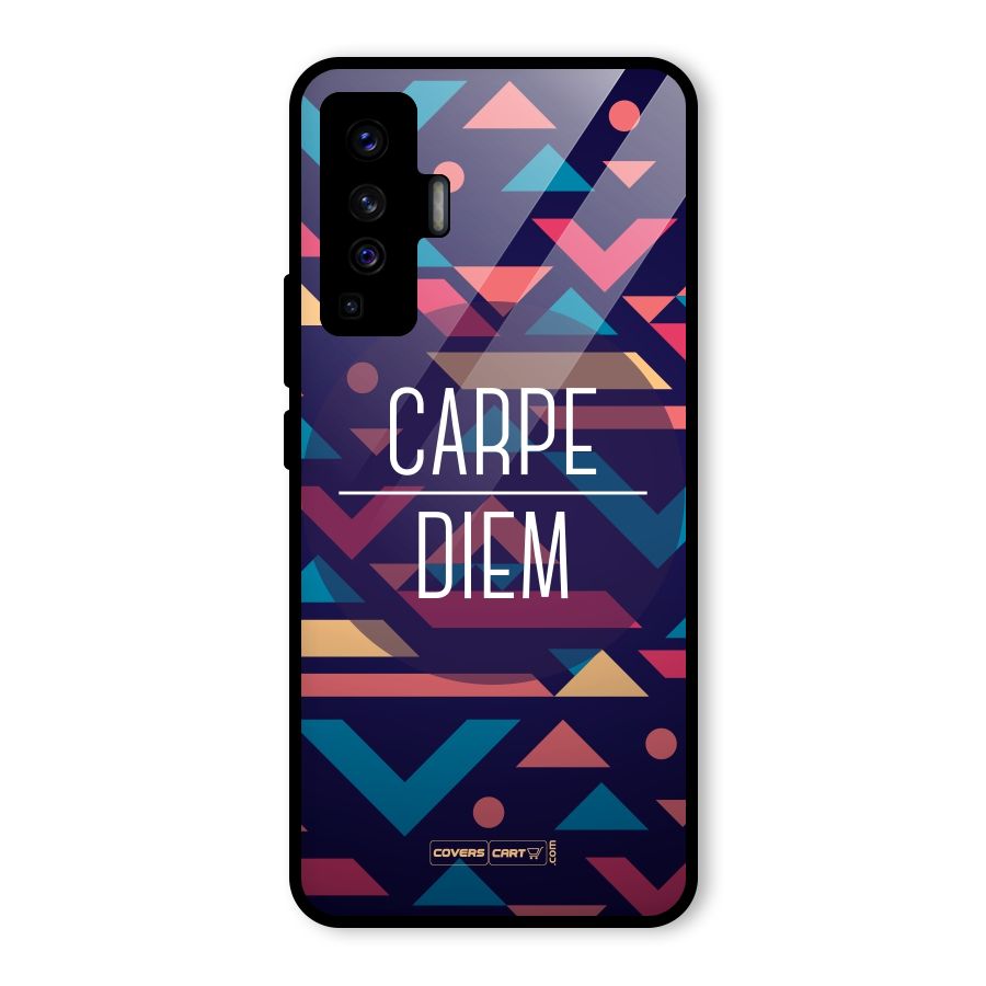 Carpe Diem Glass Back Case for Vivo X50