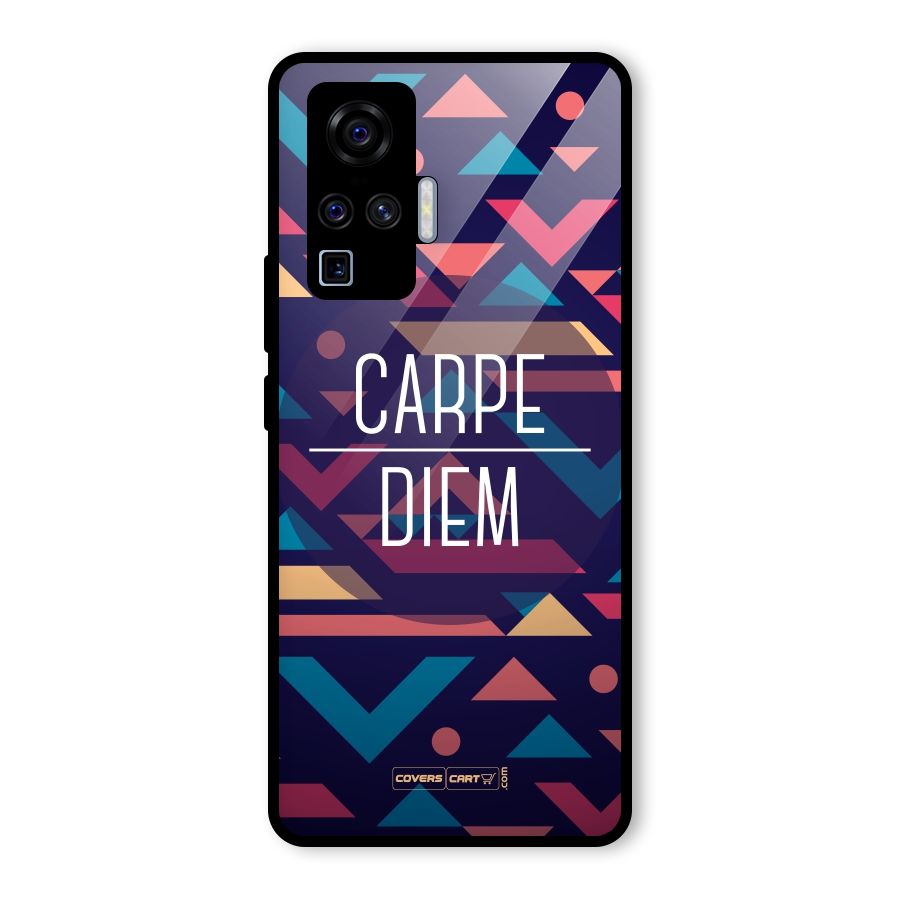Carpe Diem Glass Back Case for Vivo X50 Pro