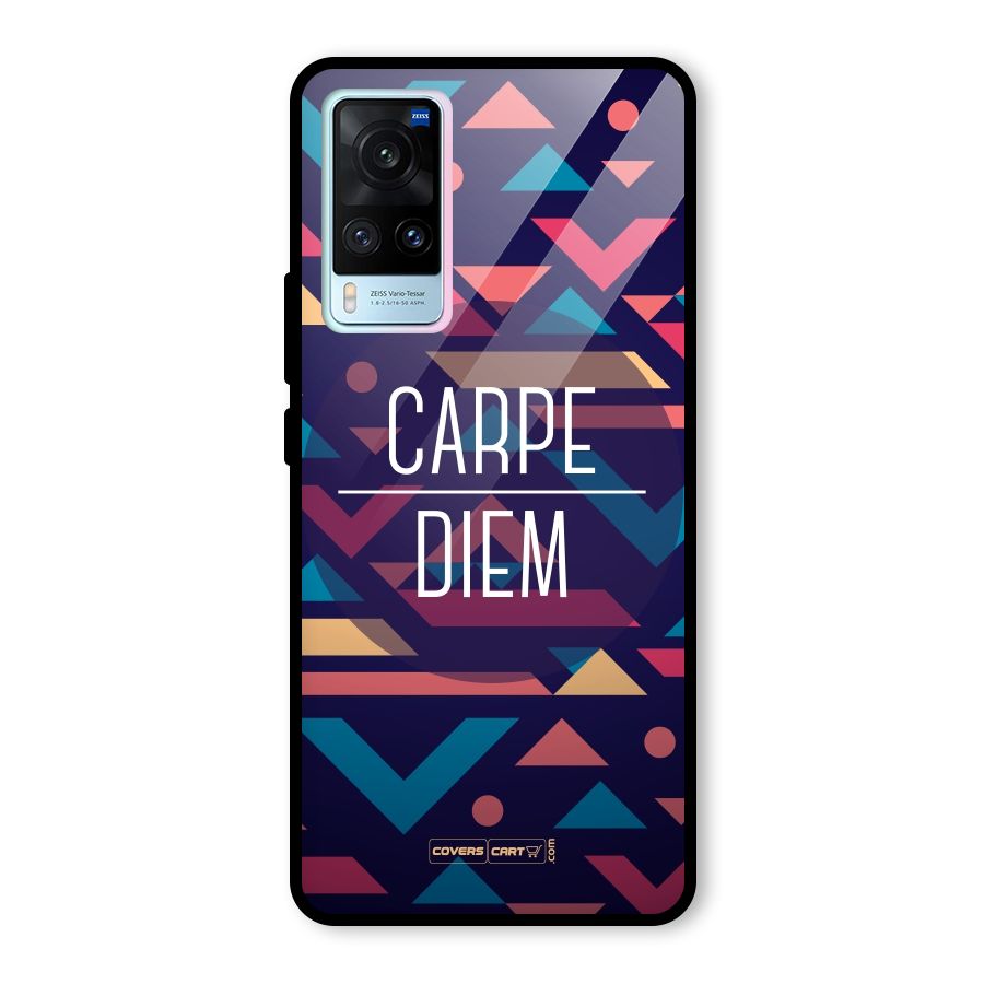 Carpe Diem Glass Back Case for Vivo X60
