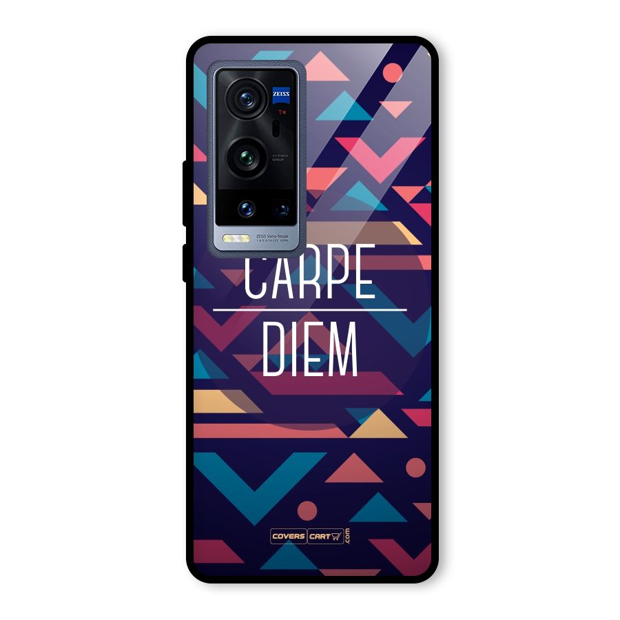 Carpe Diem Glass Back Case for Vivo X60 Pro Plus