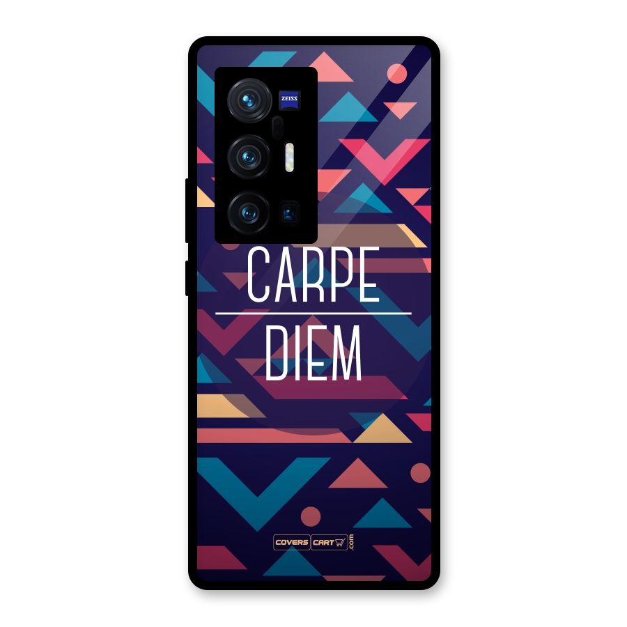 Carpe Diem Glass Back Case for Vivo X70 Pro Plus