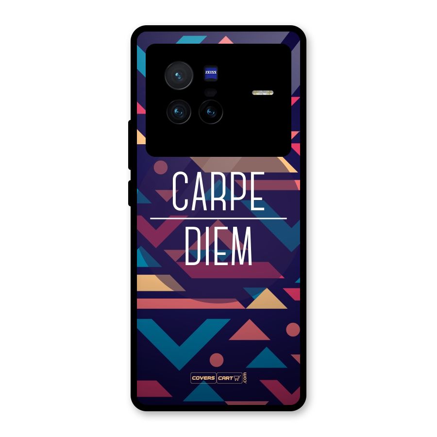 Carpe Diem Glass Back Case for Vivo X80