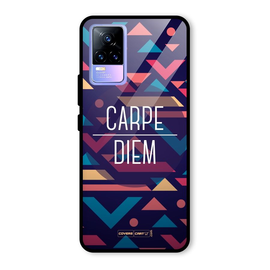 Carpe Diem Glass Back Case for Vivo Y73