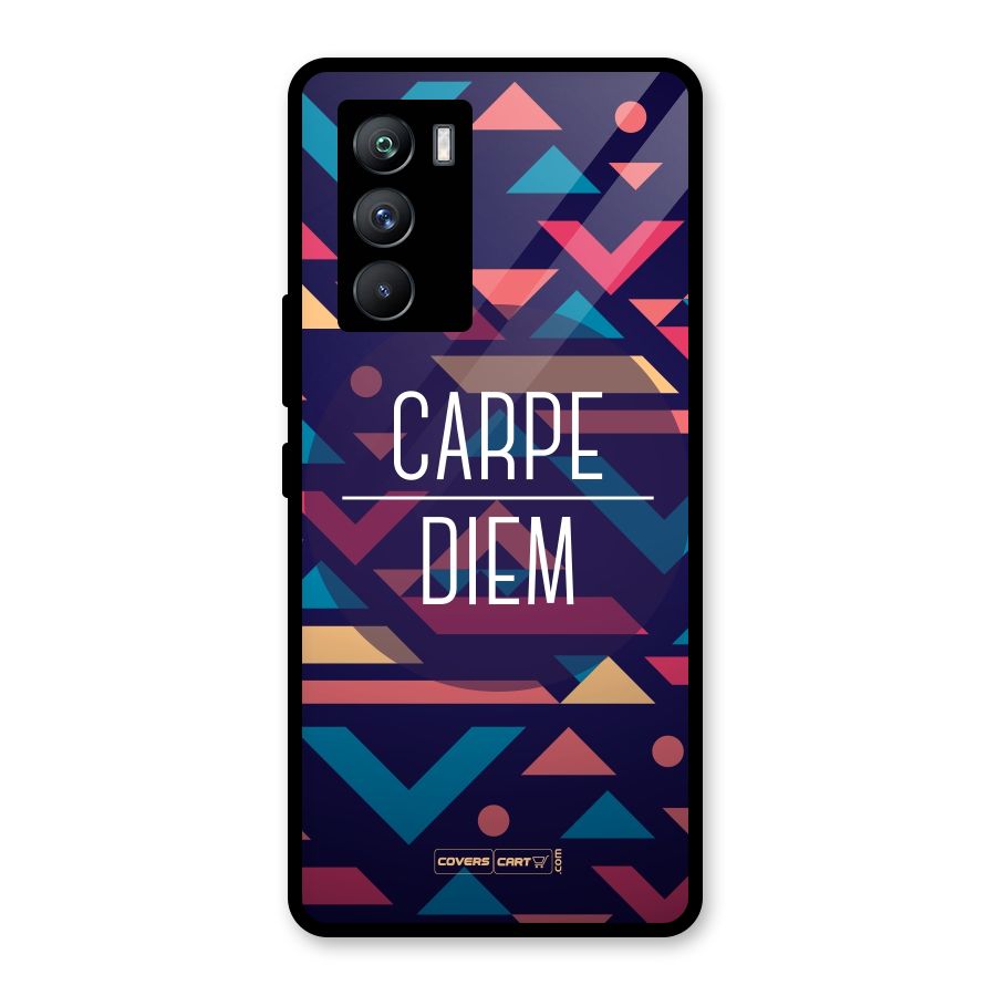 Carpe Diem Glass Back Case for Vivo iQOO 9 SE