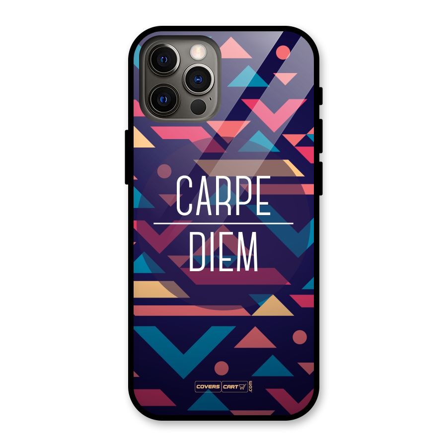 Carpe Diem Glass Back Case for iPhone 12 Pro