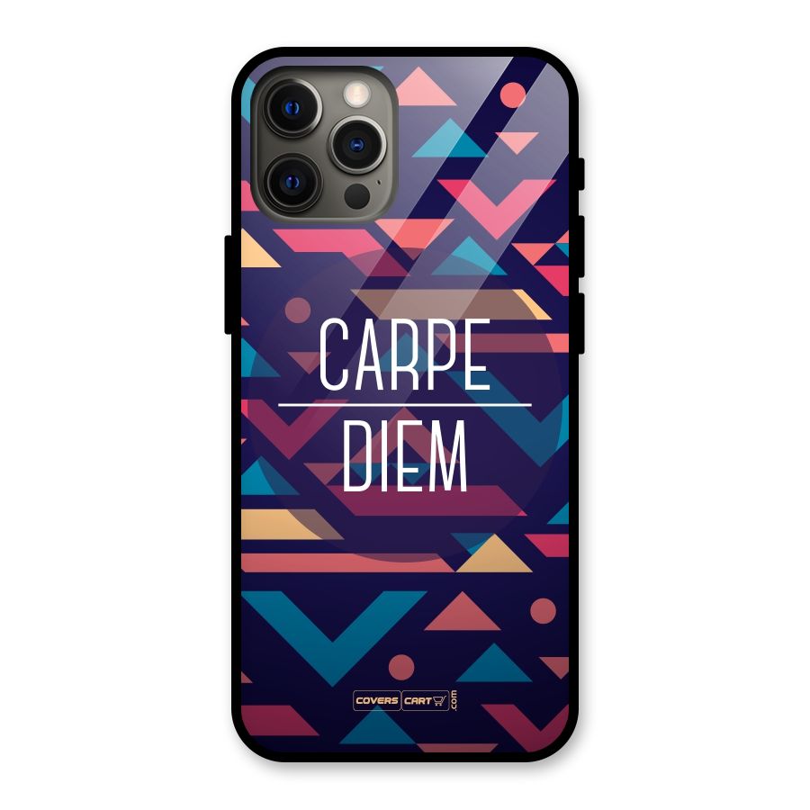Carpe Diem Glass Back Case for iPhone 12 Pro Max