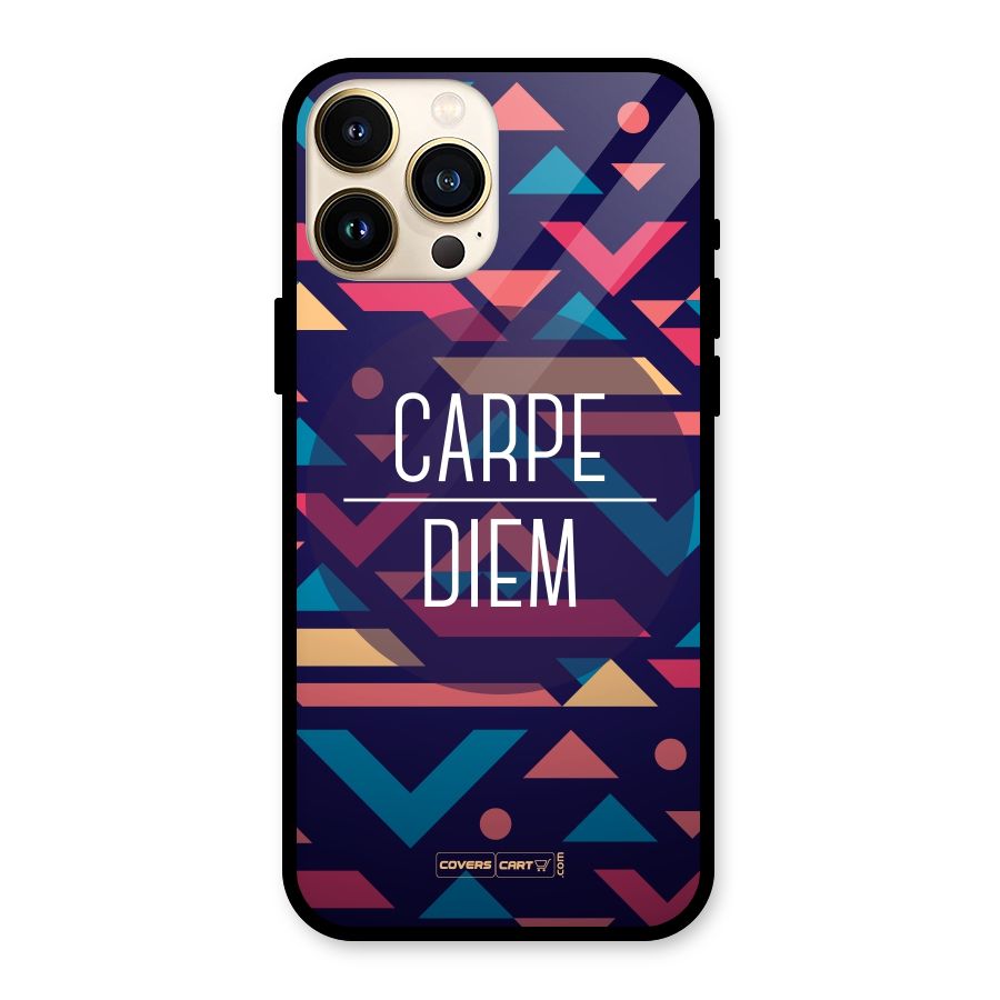 Carpe Diem Glass Back Case for iPhone 13 Pro Max