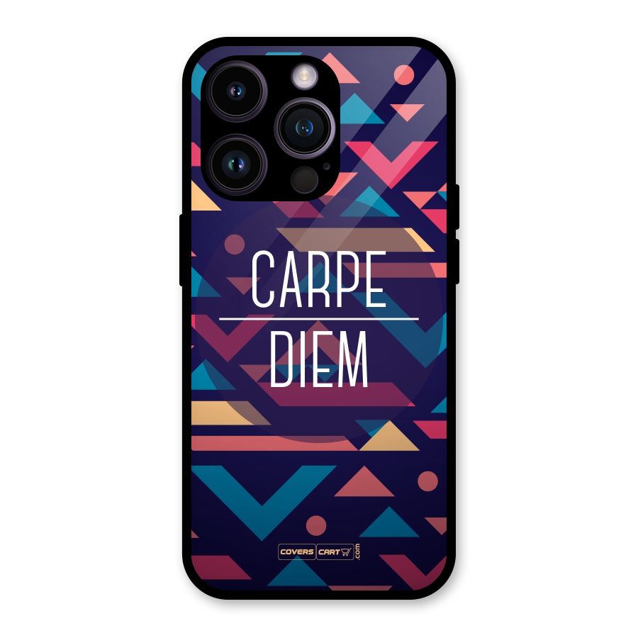 Carpe Diem Glass Back Case for iPhone 14 Pro