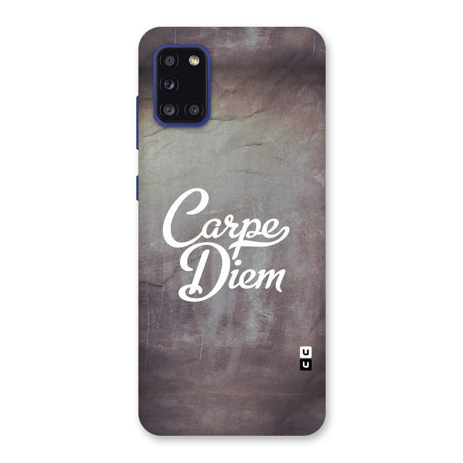Carpe Diem Rugged Back Case for Galaxy A31